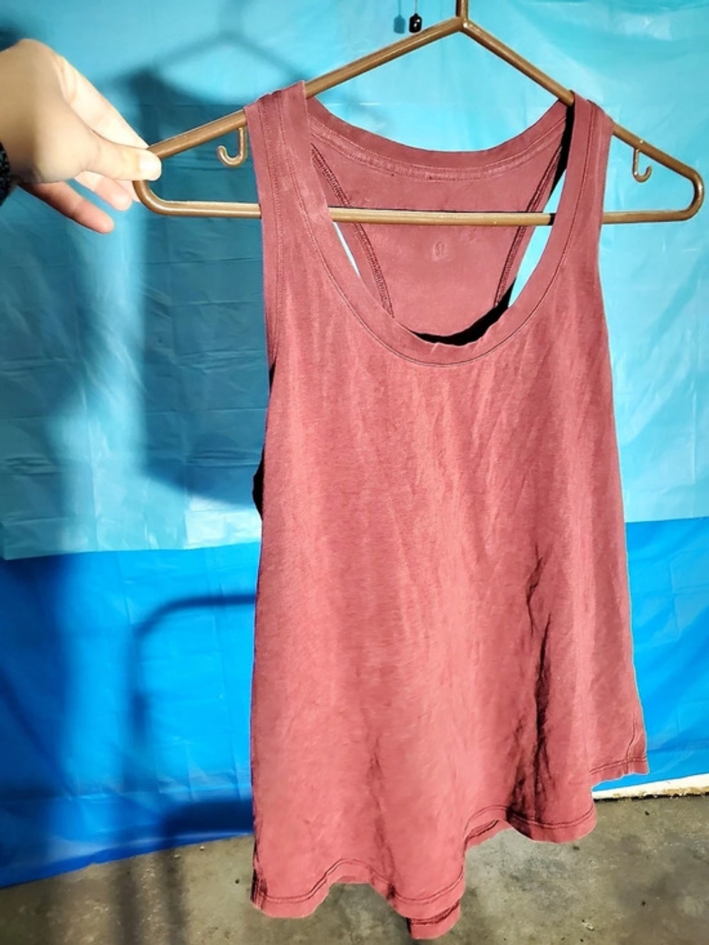 lululemon Tank Top in Burgundy Size 6-8
